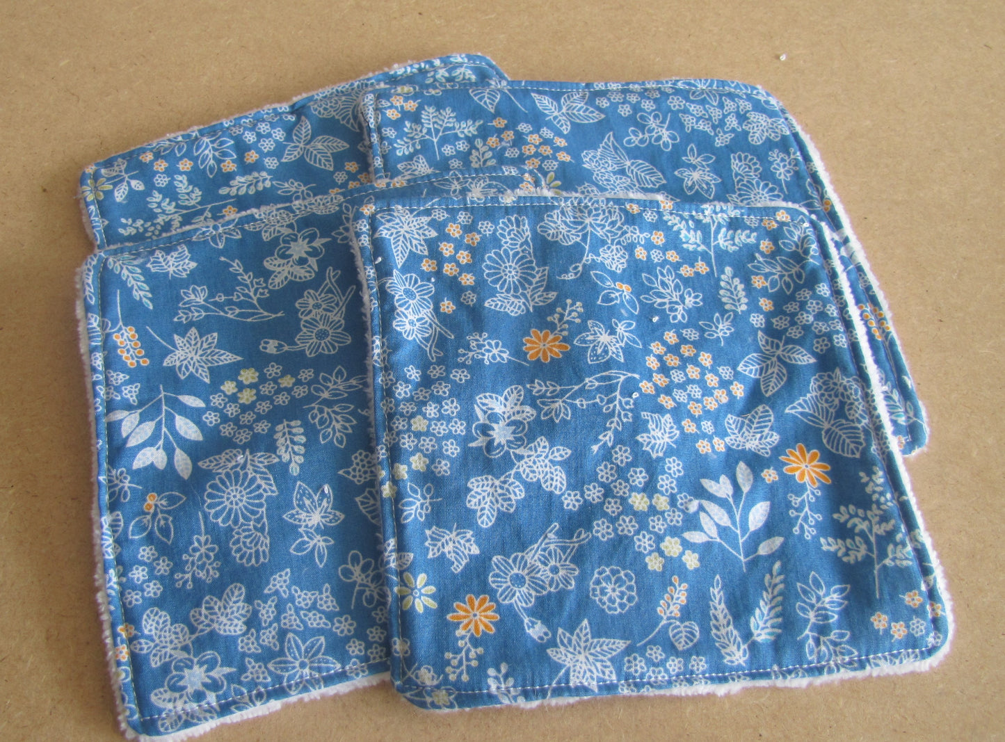 lot de 4 lingettes lavables