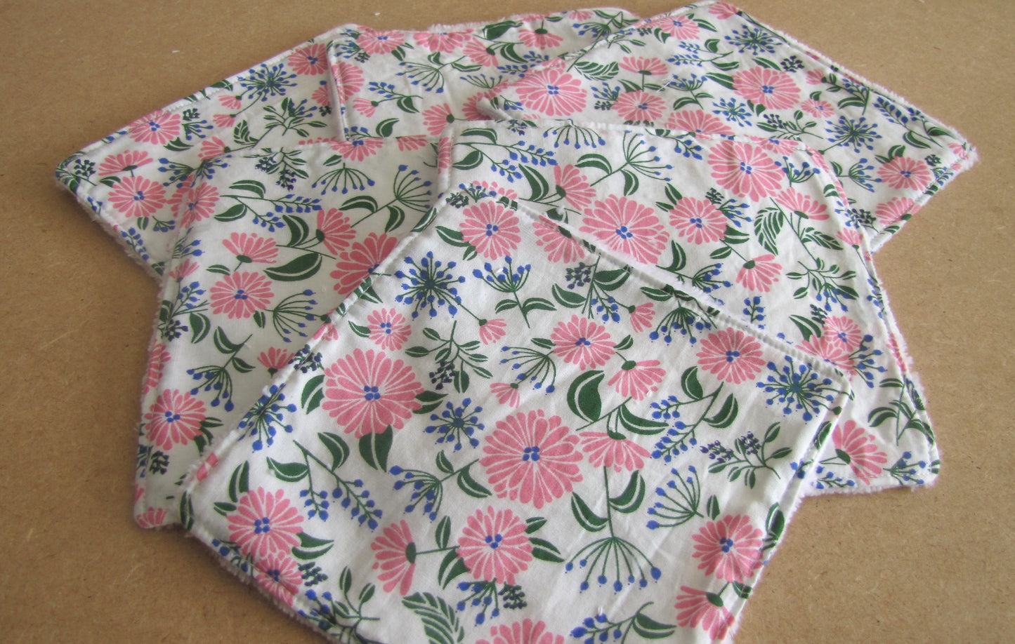 lot de 6 lingettes lavables
