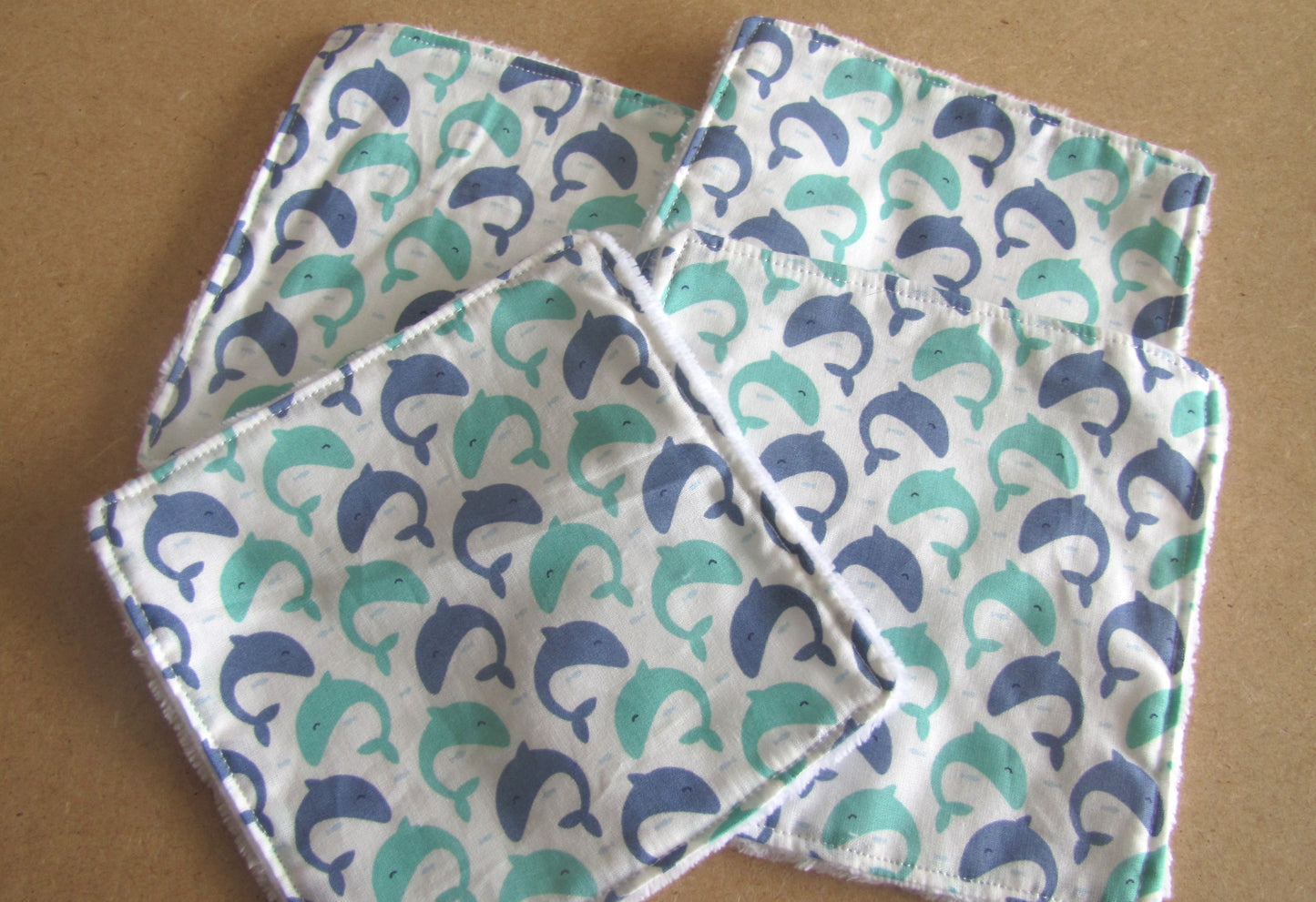lot de 4 lingettes lavables