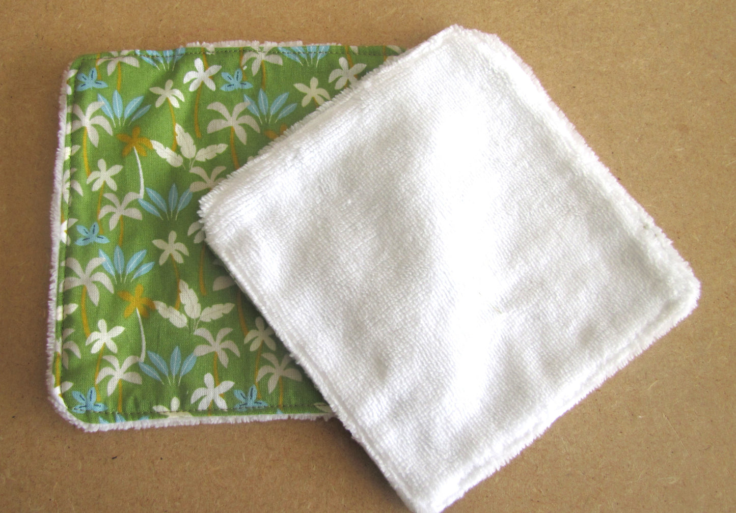 lot de 4 lingettes lavables