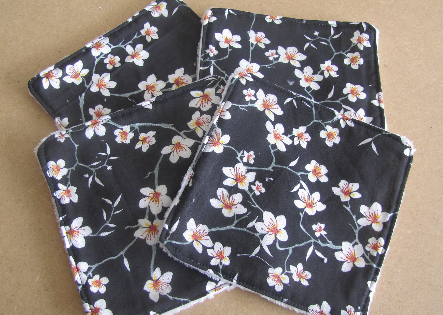 lot de 4 lingettes lavables