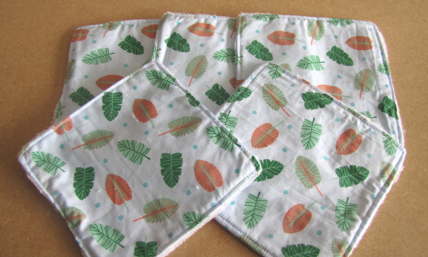 lot de 5 lingettes lavables