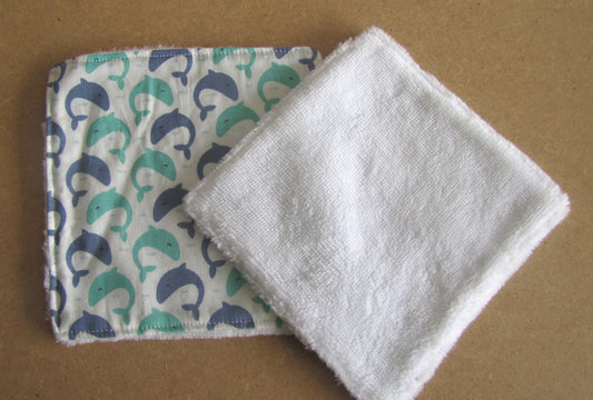 lot de 4 lingettes lavables